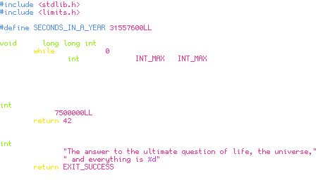 Gohu bitmap font specimen